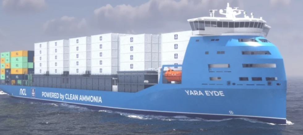 Norveç Dünyanın İlk Amonyak Yakıtlı Konteyner Gemisini İşletecek