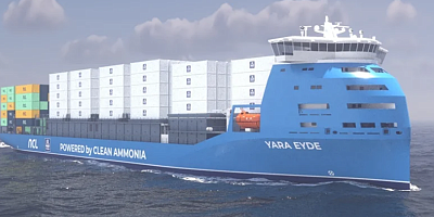 Norveç Dünyanın İlk Amonyak Yakıtlı Konteyner Gemisini İşletecek