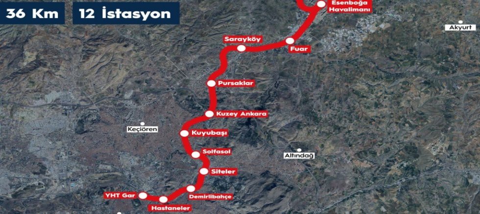 ESENBOĞA METROSU'NDA İLK KAZMA 2026’DA