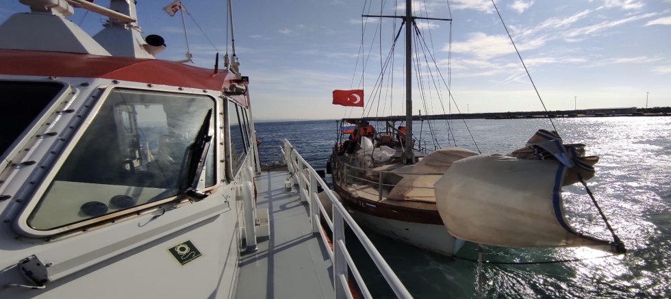 KEGM'den Arızalanan Tekneye Müdahale