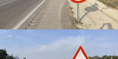 58 BİN 246 TRAFİK LEVHASI KALDIRILDI