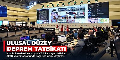 7 İLDE DEPREM TATBİKATI