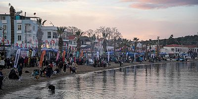 Mordoğan'da balık avı heyecanı