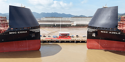 MSC Çin'deki Törenle Yeni Gemilerini Teslim Aldı.