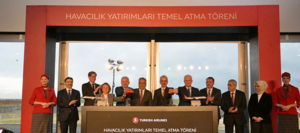 THY’NİN 100 MİLYAR LİRALIK DEV HAVACILIK YATIRIMLARININ TEMELİ ATILDI